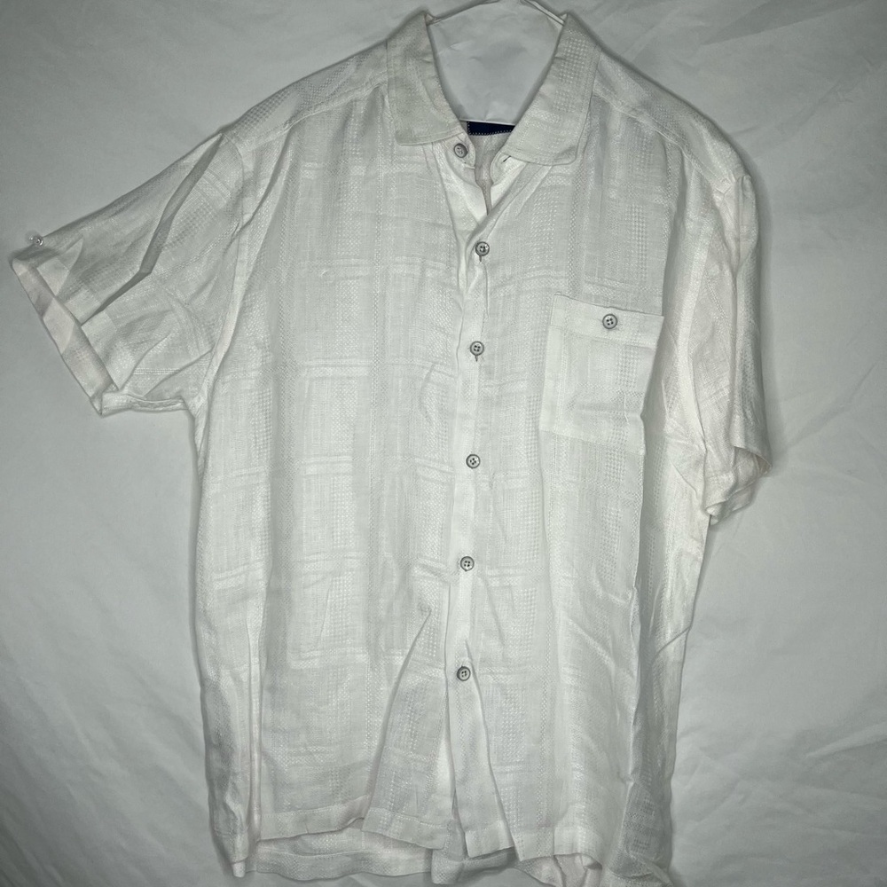 Tommy Bahama White Casual Button Down Shirt